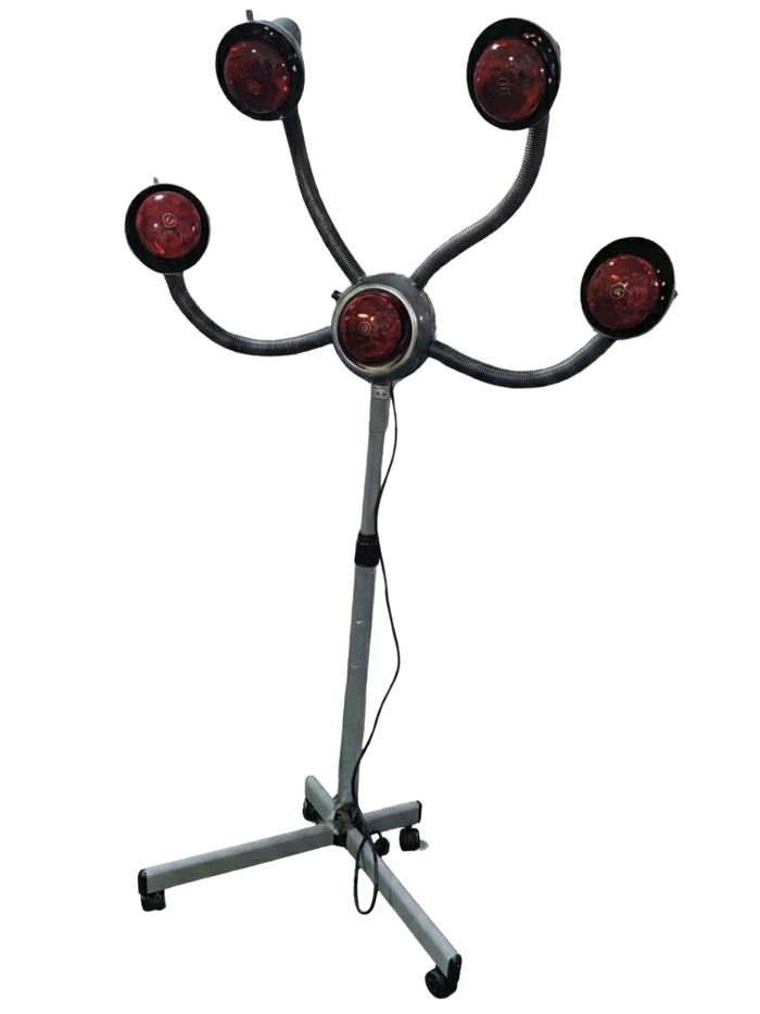 5 Heads Salon Infrared Lamp Infrared Heat Hair Color Processing Drying Hair Care