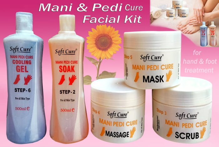 Soft Cure Mani & Pedi Cure Facial Kit