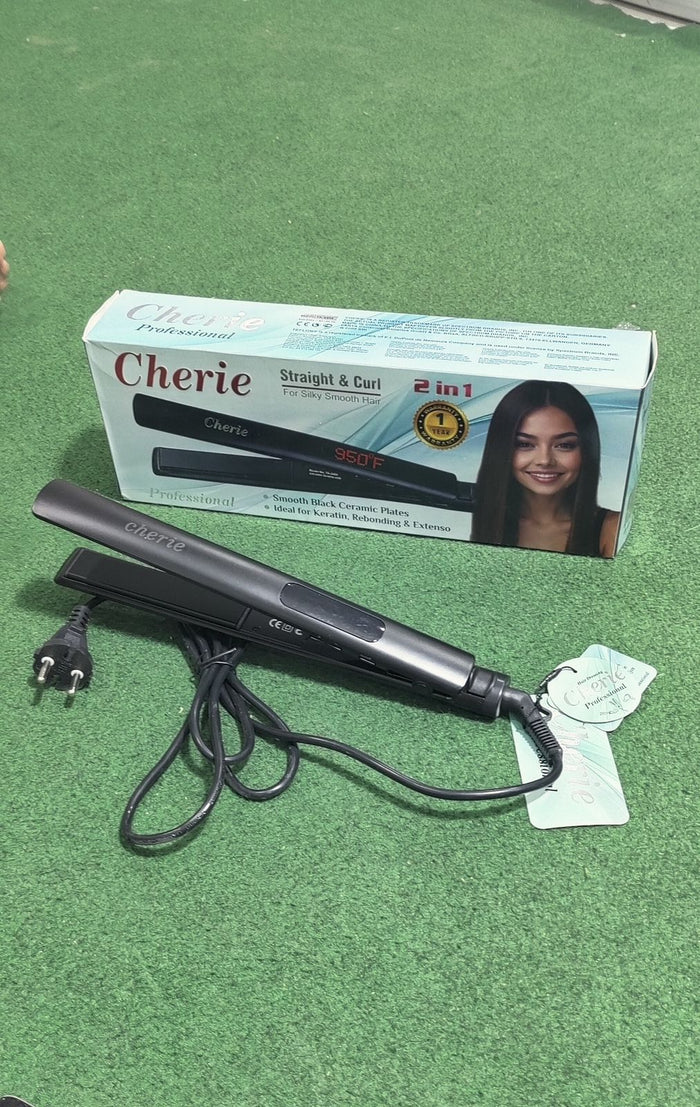 Cherie 2-in-1 Professional Hair Straightener & Curler