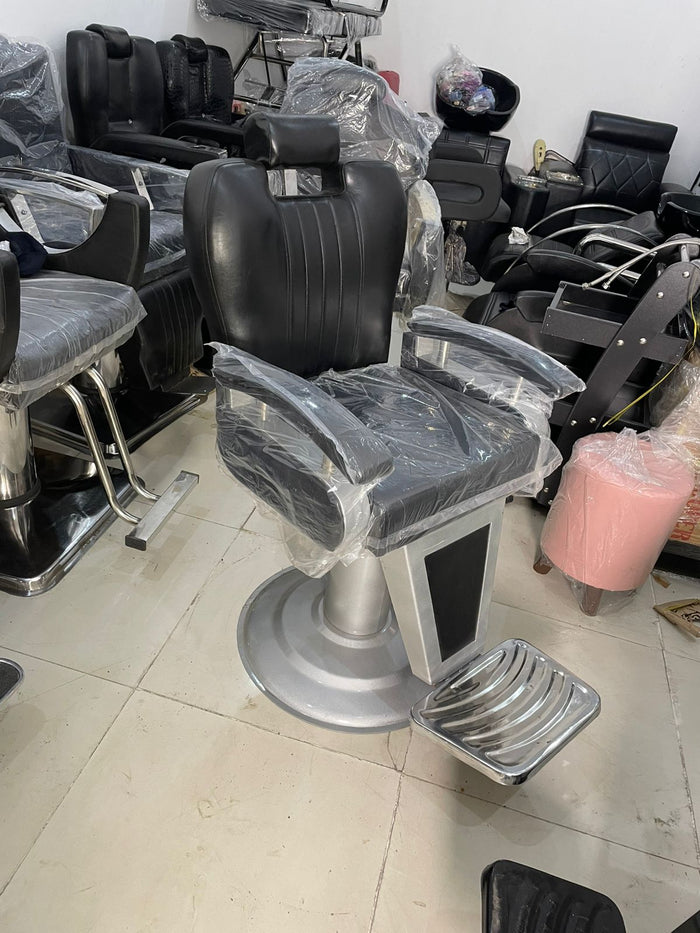 Elite Series Heavy-Duty Professional Barber Chair  Full Reclining &amp; Hydraulic Lift