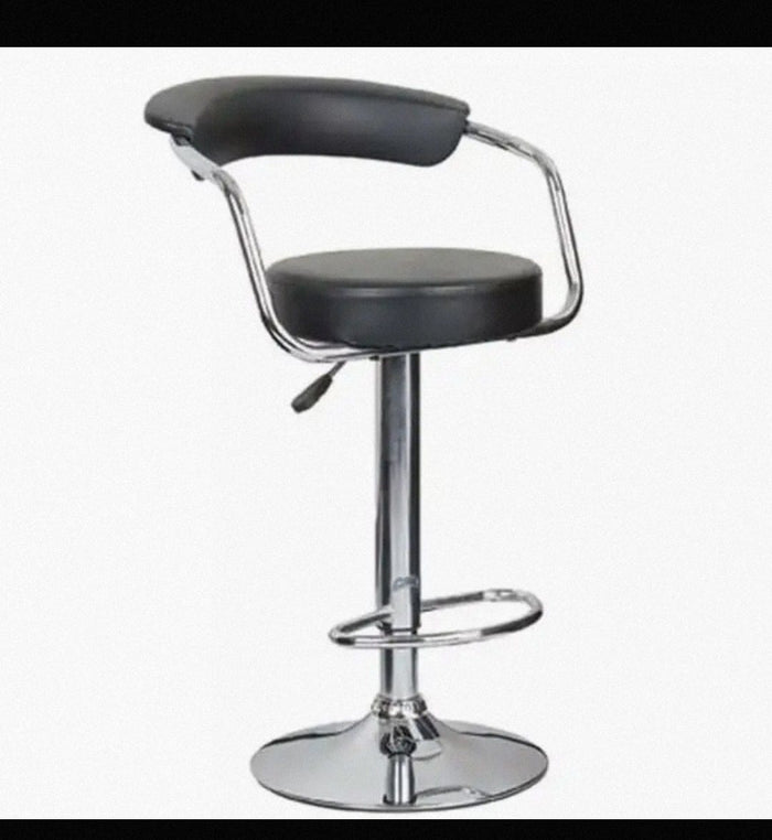 Sovereign Executive Salon Chair Hydraulic Jack Tufted Onyx Low-Back Edition