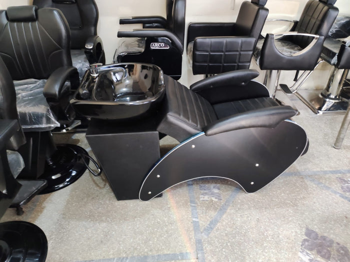 Aero-Stream Professional Shampoo Station – Onyx Wave Edition