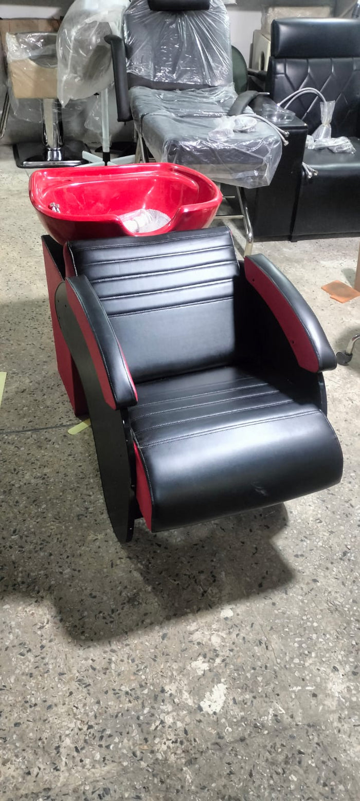 Aero-Stream Professional Shampoo Station – Ruby Crimson Edition