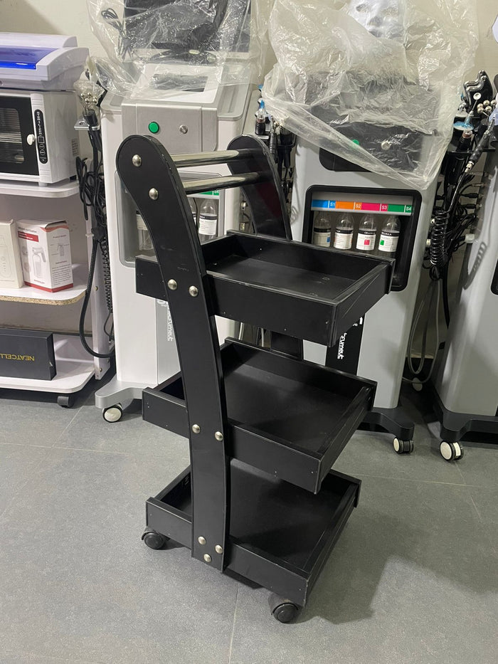 3-Tier Wooden Beauty Salon Trolley