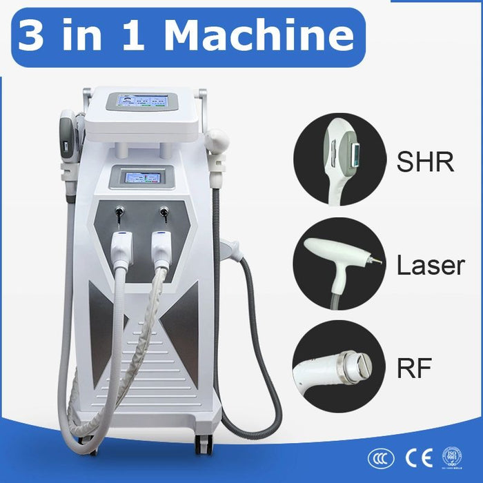 Professional 3-in-1 IPL Laser System | Advanced Hair Removal & Skin Correction