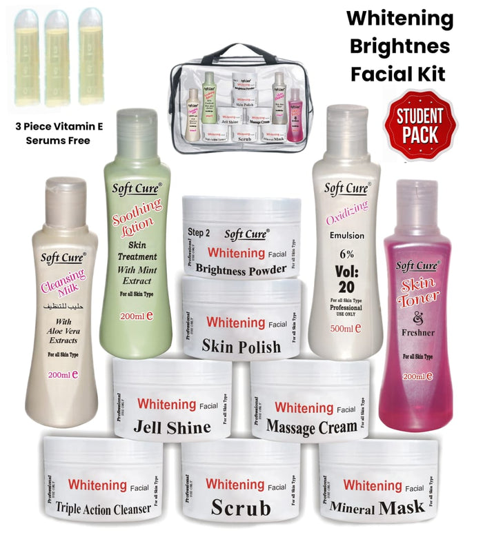 Soft Cure Whitening Facial Kit Student's Package