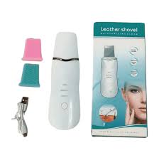 Professional Leather Shovel Facial Skin Scrubber | 4-in-1 Ultrasonic Beauty Device