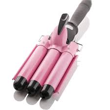 Pink Triple Barrel Hair Waver